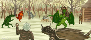 NewEarth Dragons - Snowball Fight
