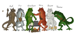 The Six Dragons of Grabon's Territory